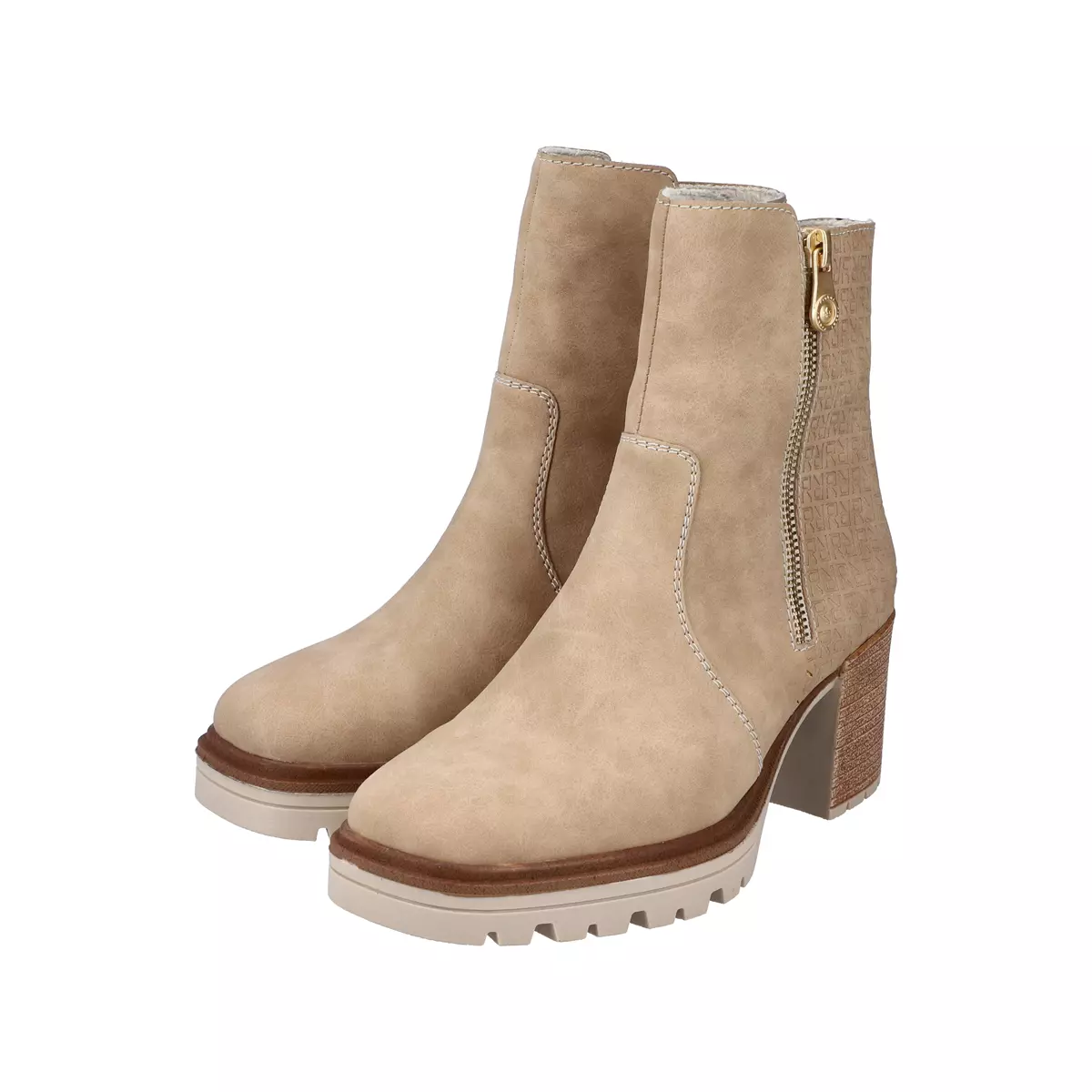 BOTKI RIEKER Y9060/60 BEIGE - obrazek 5