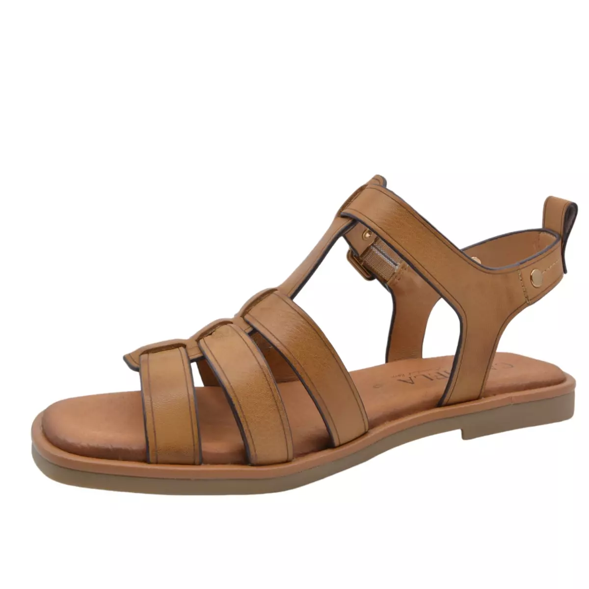 SANDAŁY CARMELA 161398 CAMEL - obrazek 4