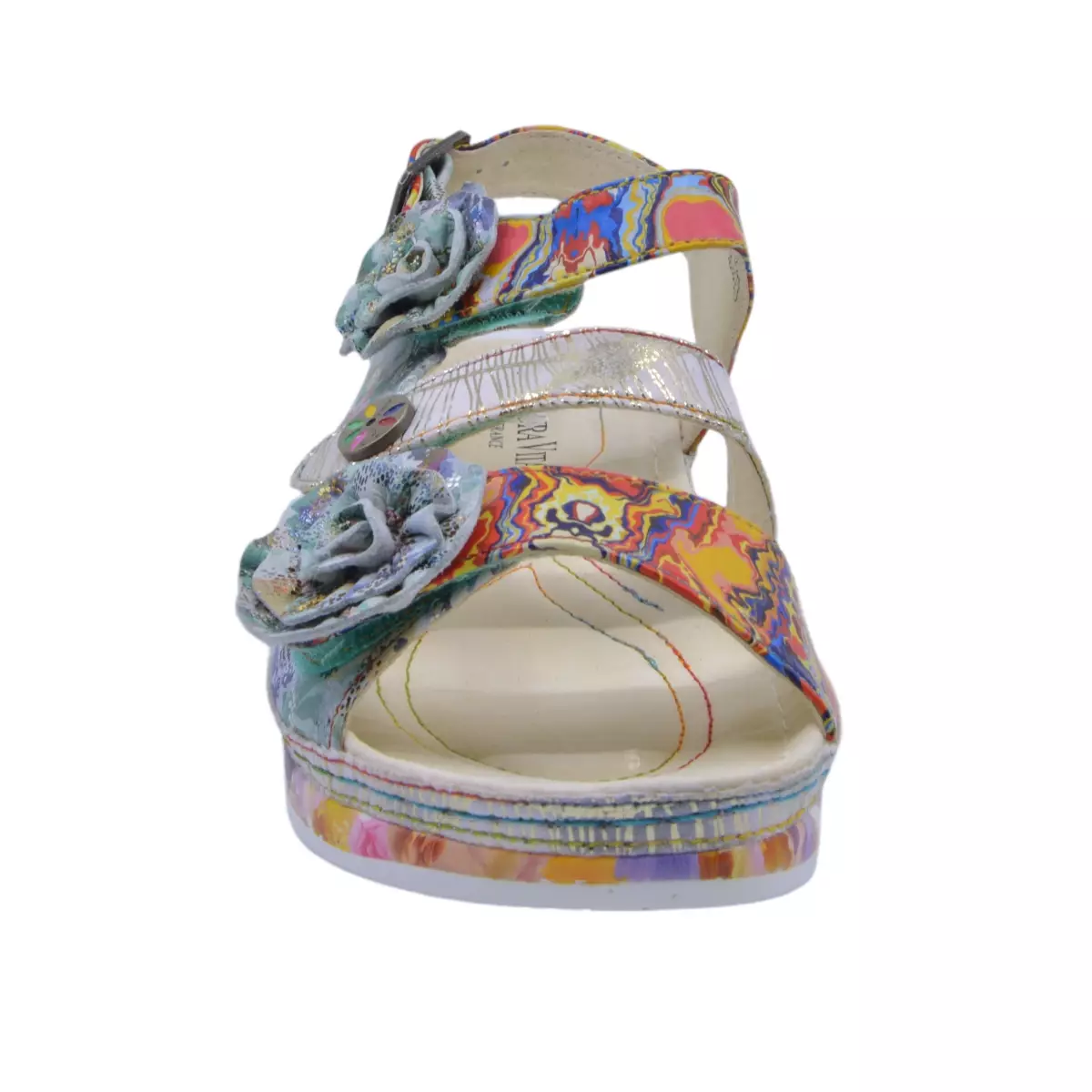 SANDAŁY LAURA VITA BRCUELO06 VERT - obrazek 3