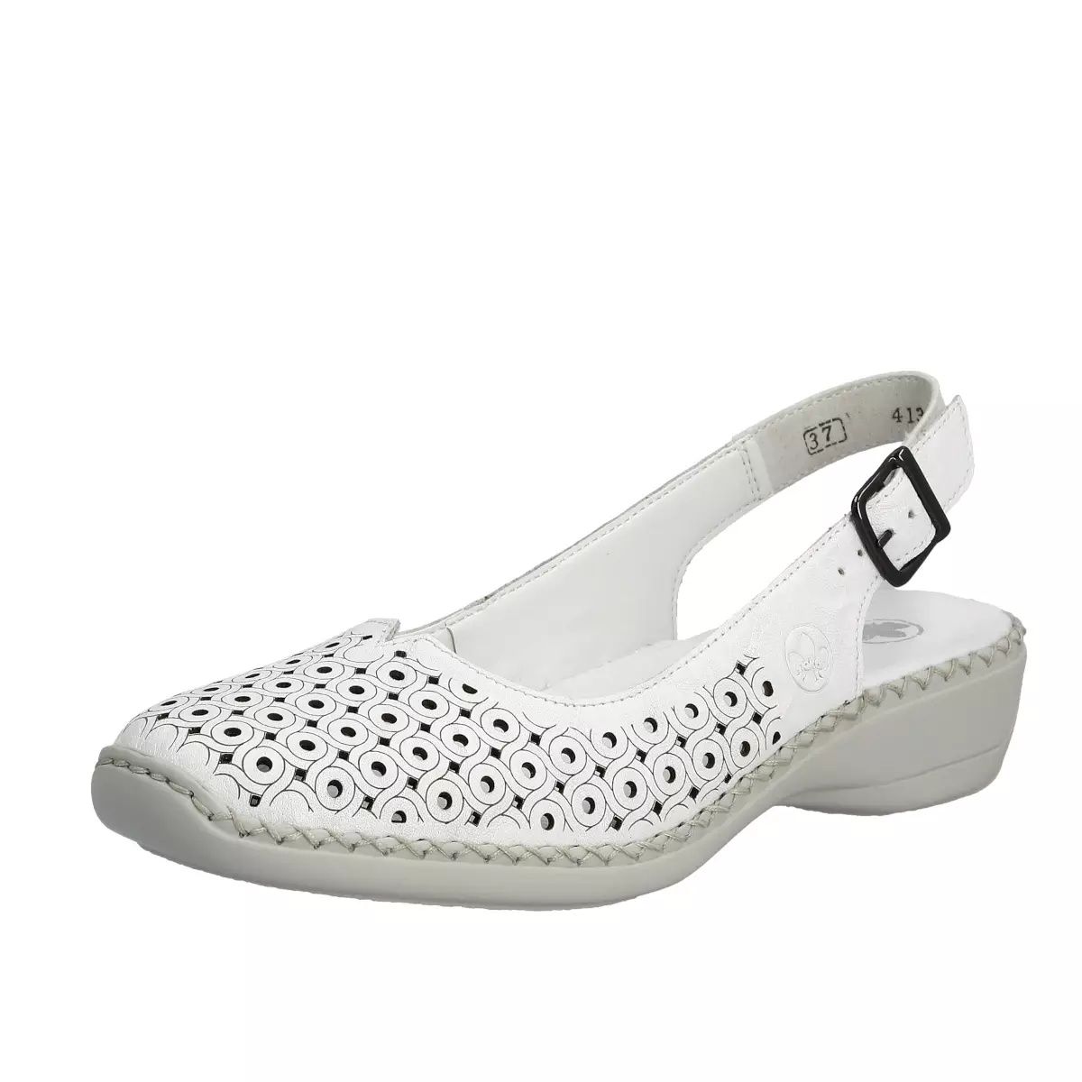 SANDAŁY RIEKER 41350/80 WEISS - obrazek 2