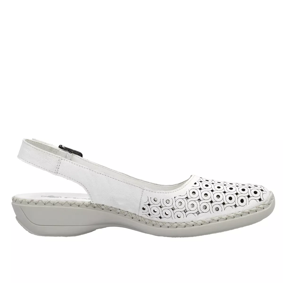 SANDAŁY RIEKER 41350/80 WEISS - obrazek 6