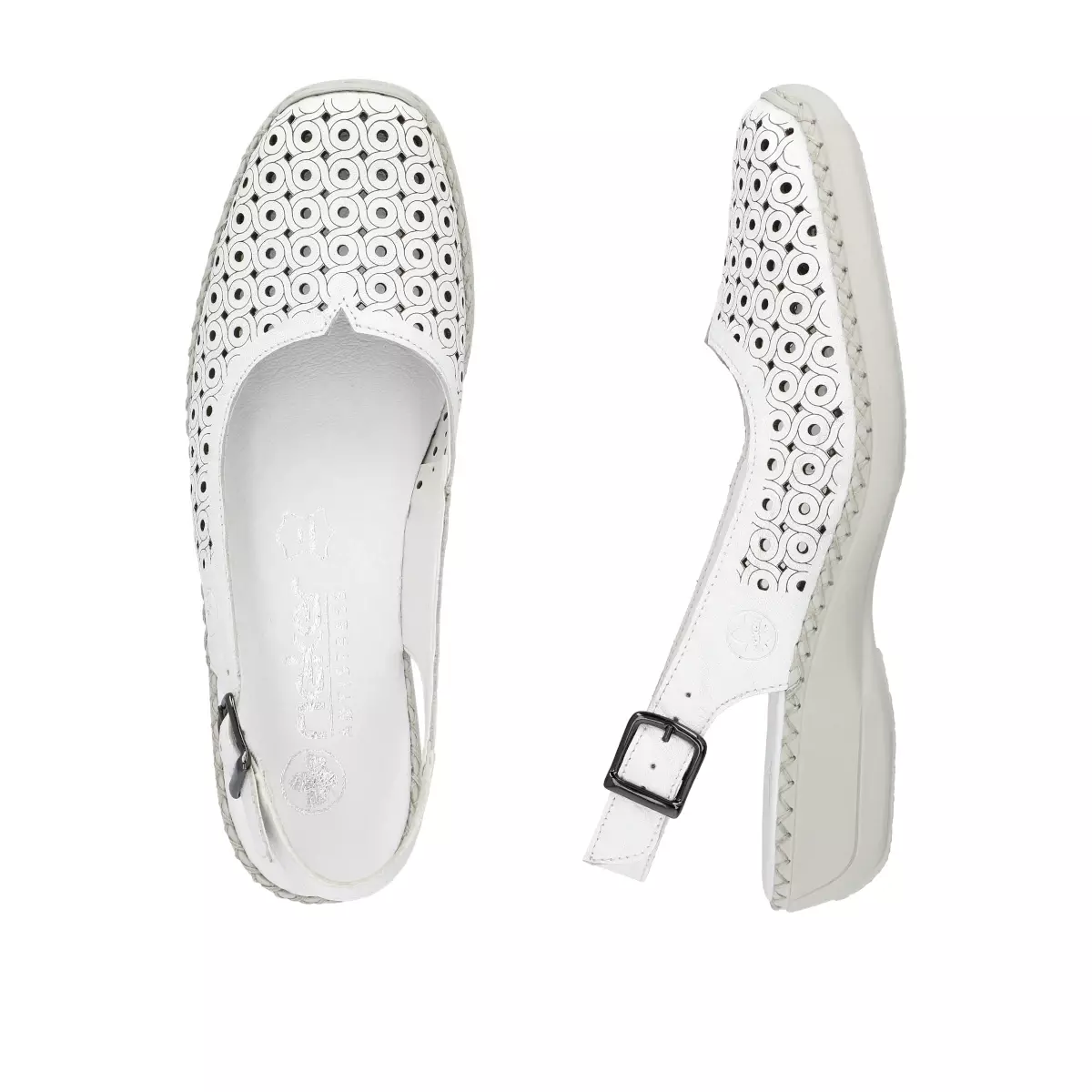 SANDAŁY RIEKER 41350/80 WEISS - obrazek 7