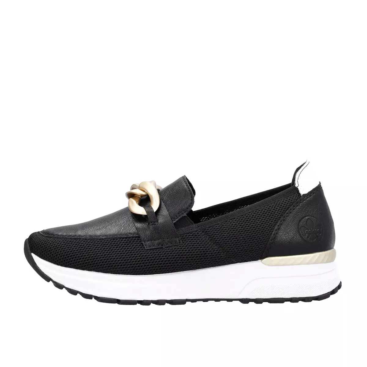 MOKASYNY RIEKER N7458/00 SCHWARZ - obrazek 6