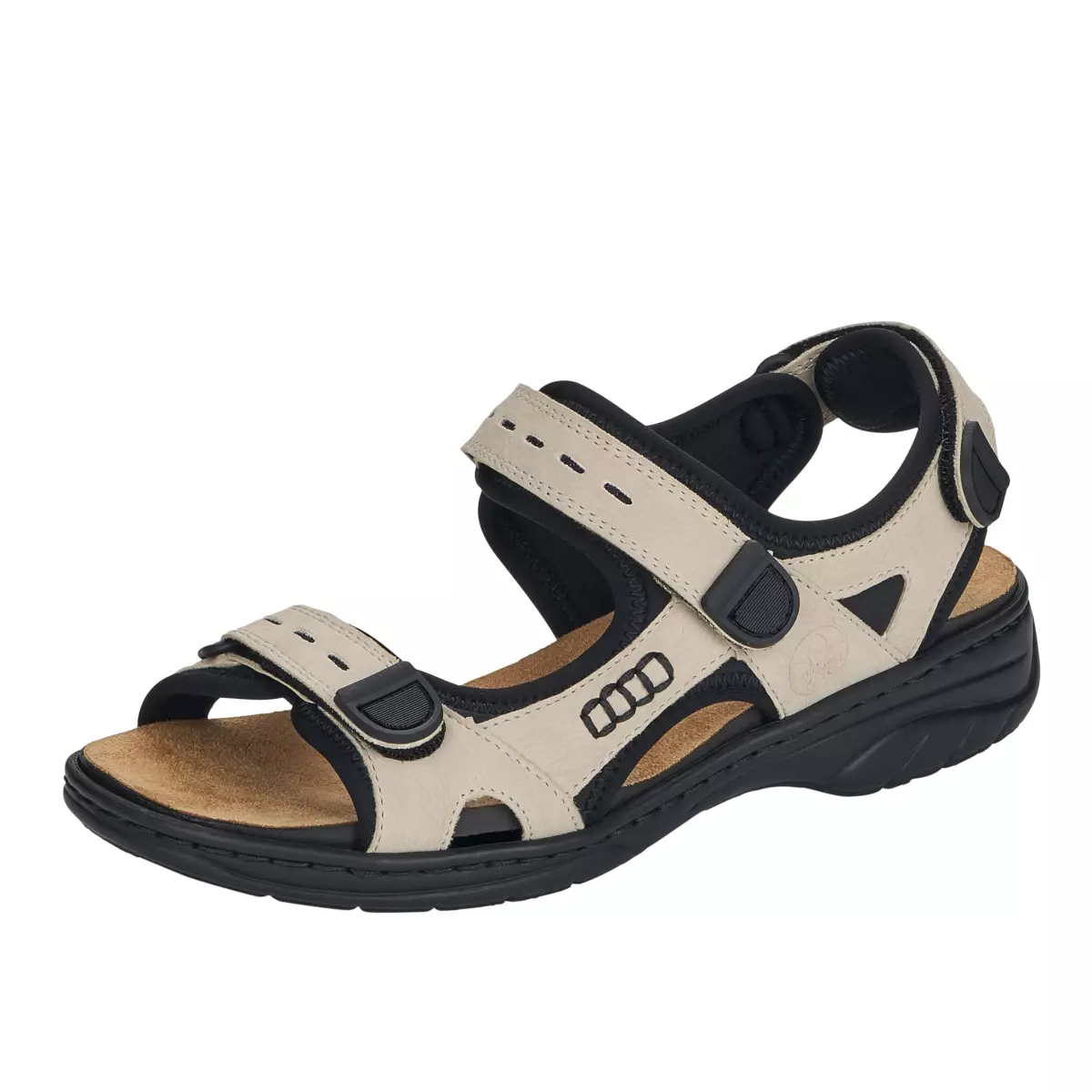 SANDAŁY RIEKER 64582/60 BEIGE - obrazek 8