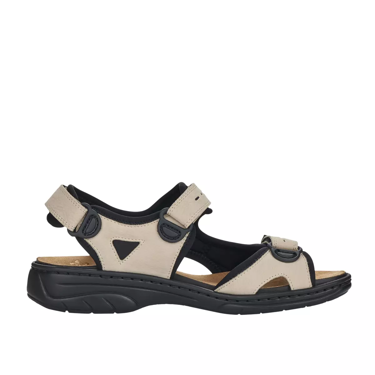 SANDAŁY RIEKER 64582/60 BEIGE - obrazek 7