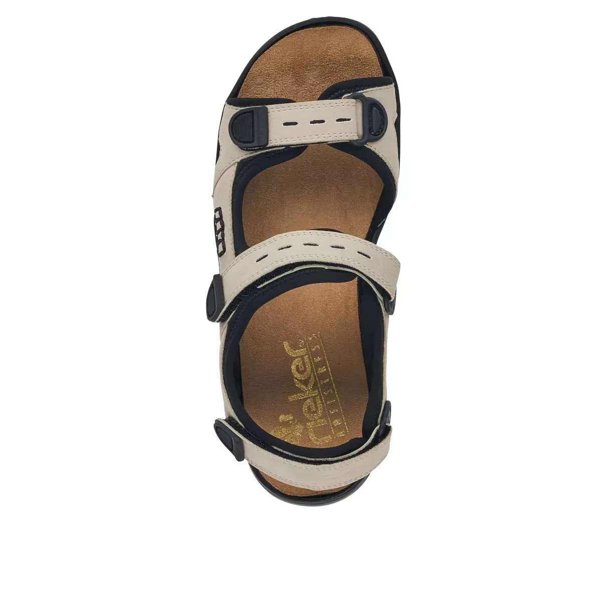 SANDAŁY RIEKER 64582/60 BEIGE - obrazek 5