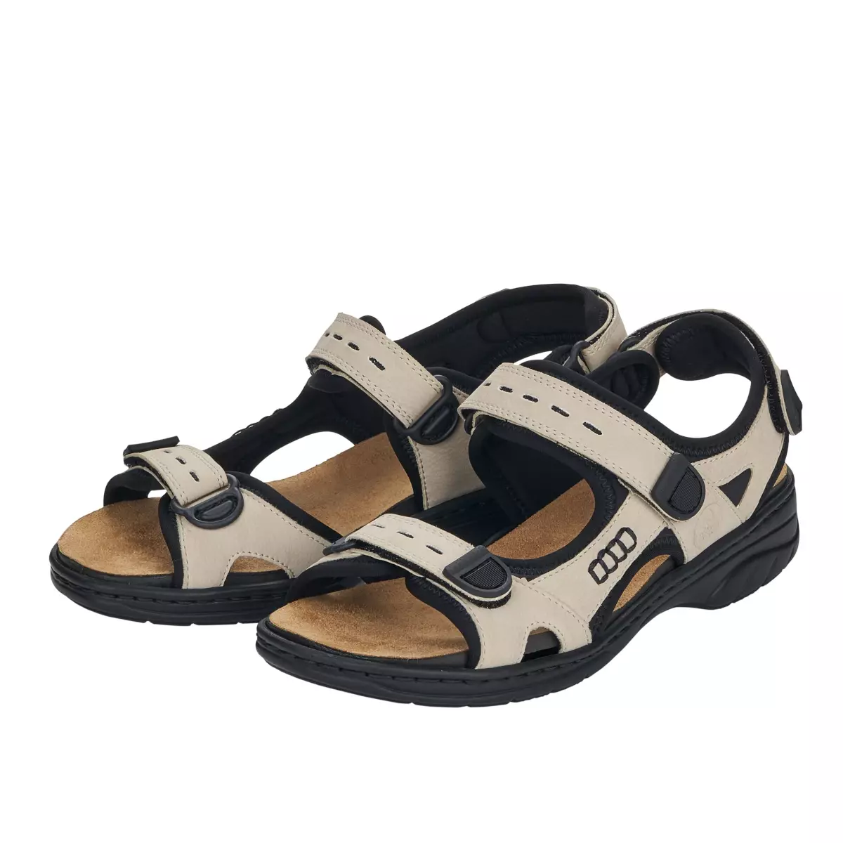 SANDAŁY RIEKER 64582/60 BEIGE - obrazek 2