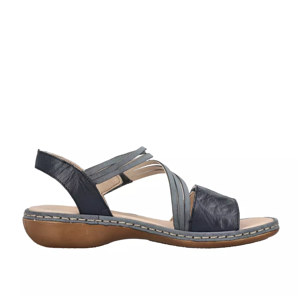 SANDAŁY RIEKER 65964/12 BLAU - obrazek 9