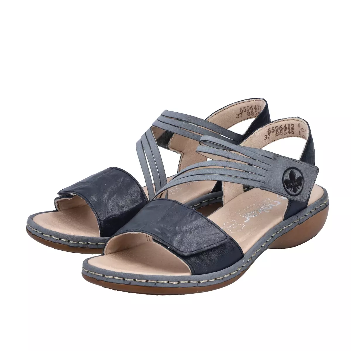 SANDAŁY RIEKER 65964/12 BLAU - obrazek 3