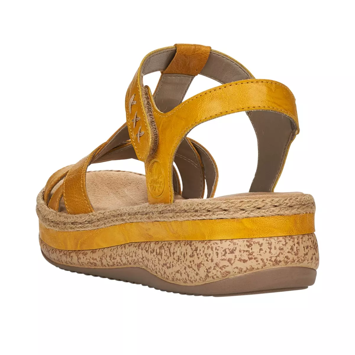 SANDAŁY RIEKER V0919/68 GELB - obrazek 6