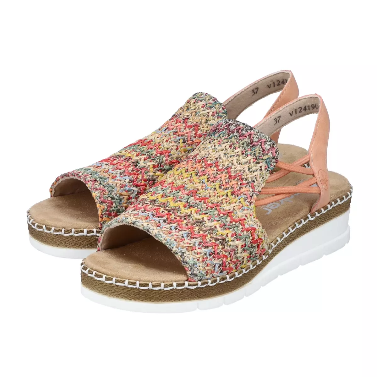 SANDAŁY RIEKER V1241/90 MULTI - obrazek 3