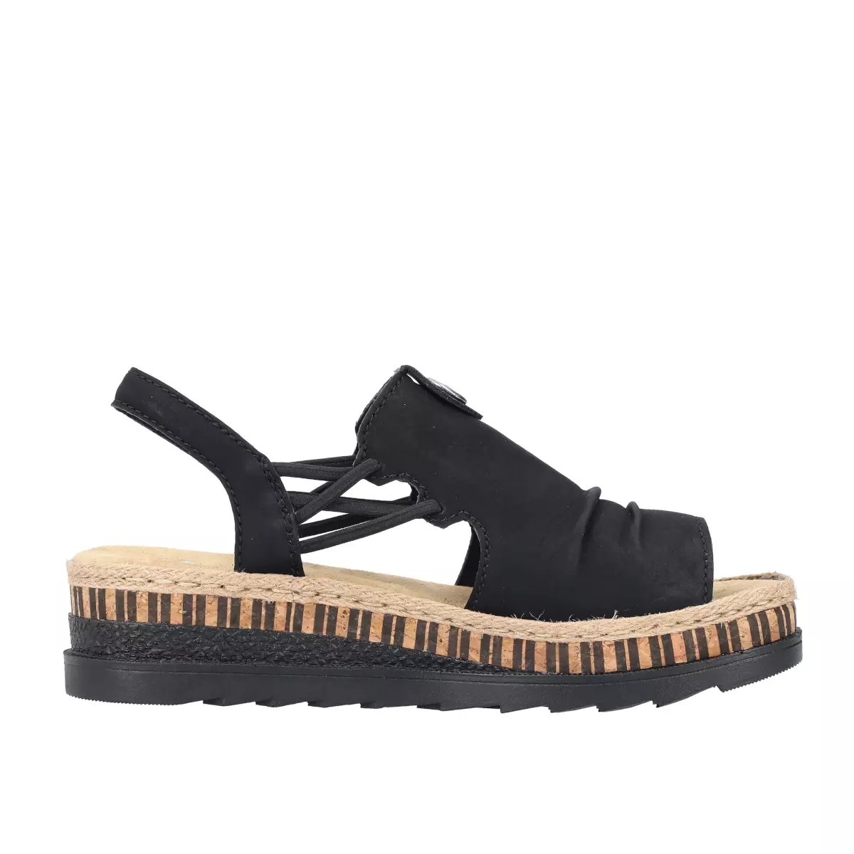 SANDAŁY RIEKER V7972/00 SCHWARZ - obrazek 9