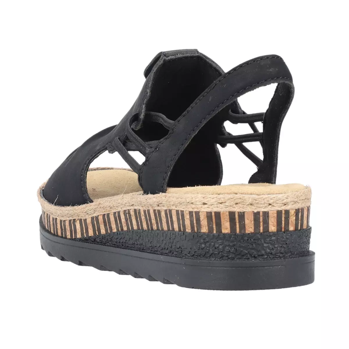 SANDAŁY RIEKER V7972/00 SCHWARZ - obrazek 8