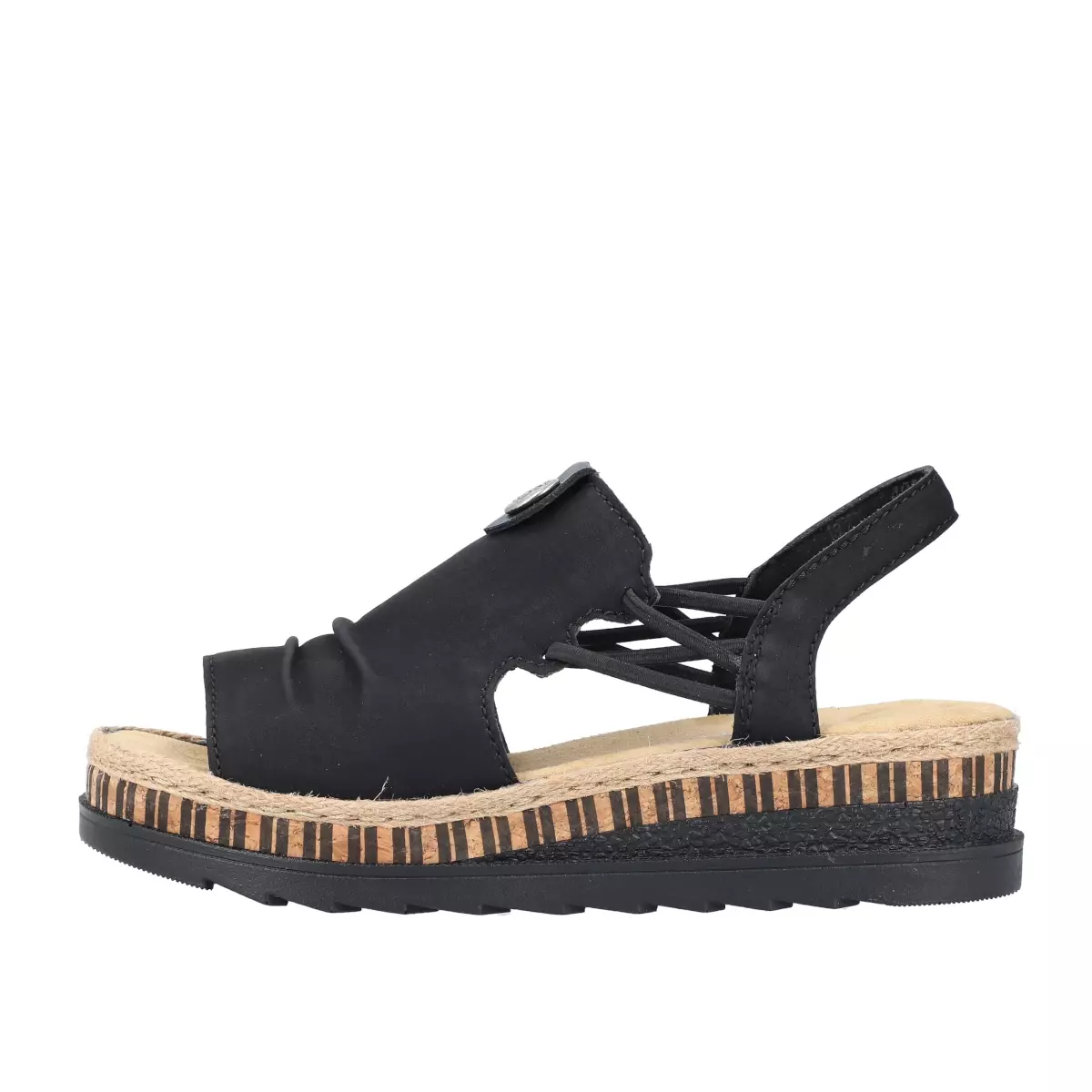 SANDAŁY RIEKER V7972/00 SCHWARZ - obrazek 6