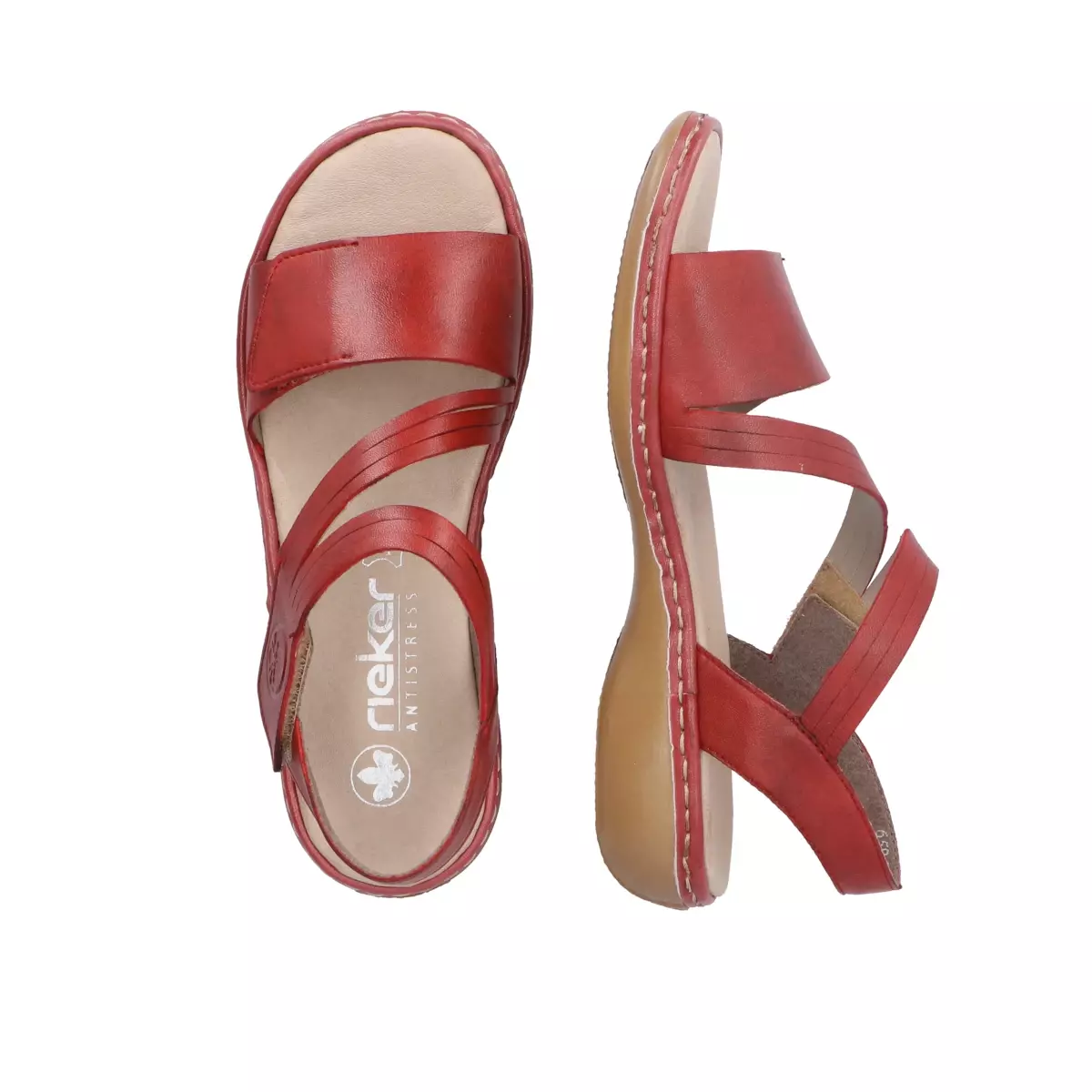 SANDAŁY RIEKER 65964/35 ROT - obrazek 2