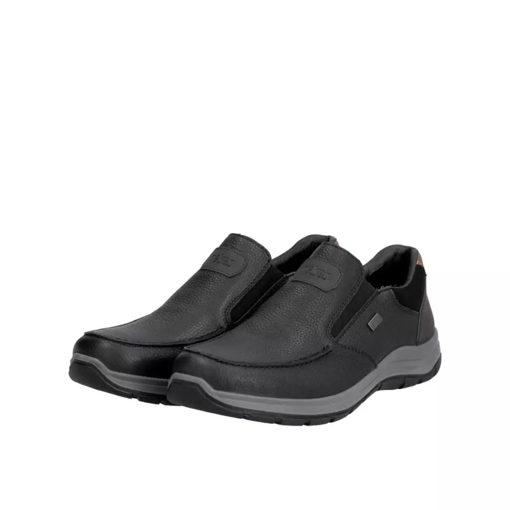 MOKASYNY RIEKER 03651/00 SCHWARZ - obrazek 3