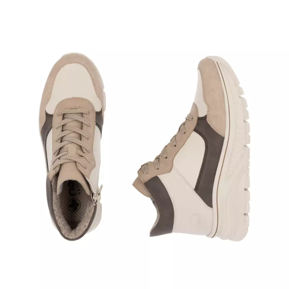 TRZEWIKI RIEKER 48002/60 BEIGE - obrazek 2