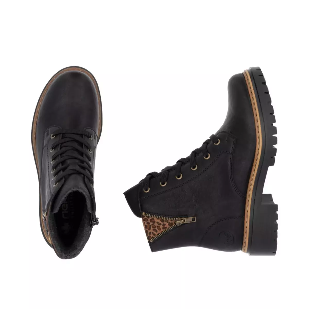 TRZEWIKI RIEKER 72617/00 SCHWARZ - obrazek 2