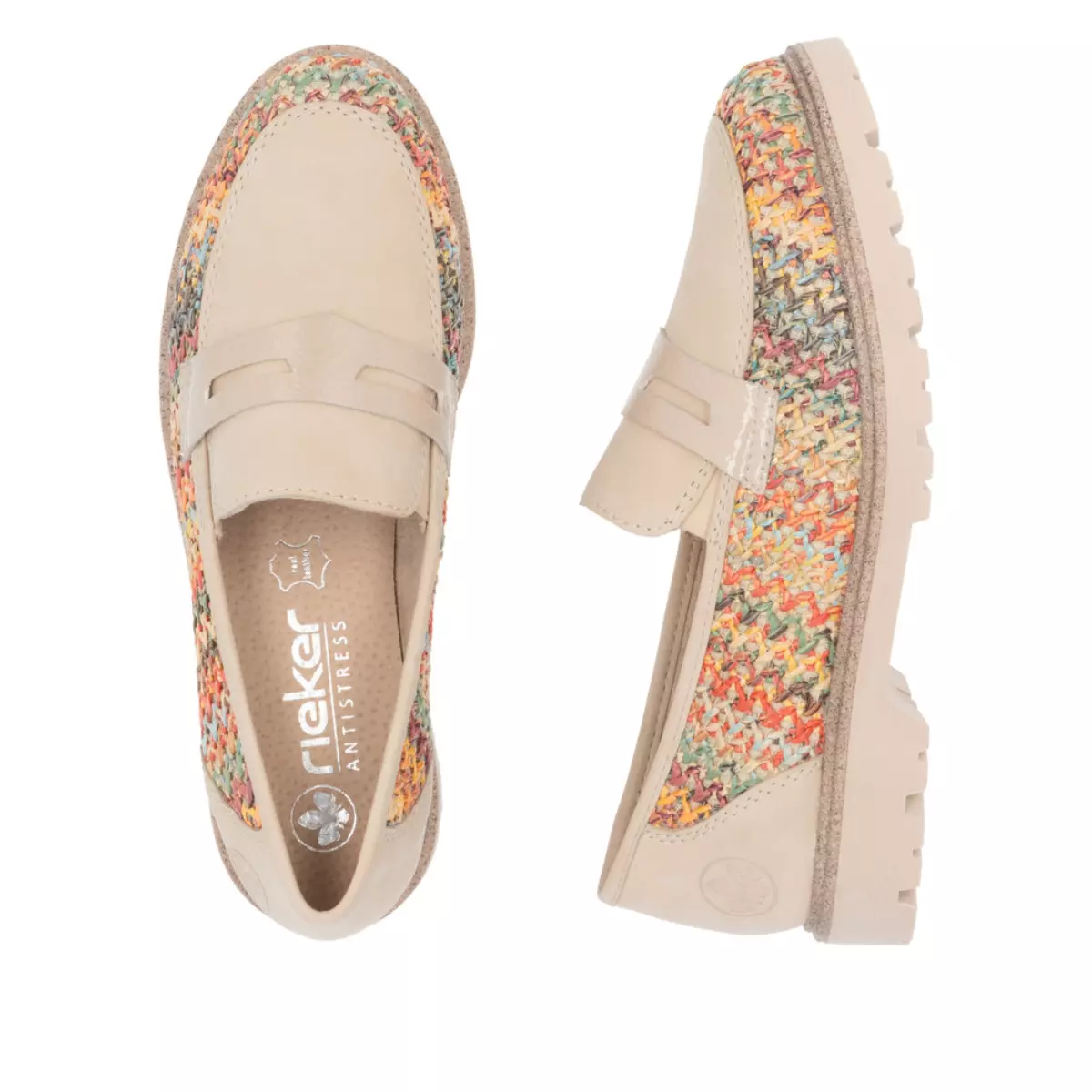 MOKASYNY RIEKER 45562/90 MULTI - obrazek 3