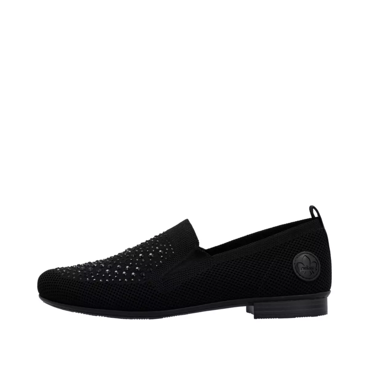 MOKASYNY RIEKER 51989/00 SCHWARZ - obrazek 7