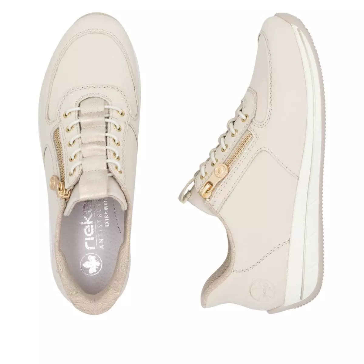 PÓŁBUTY RIEKER N1156/60 BEIGE - obrazek 4