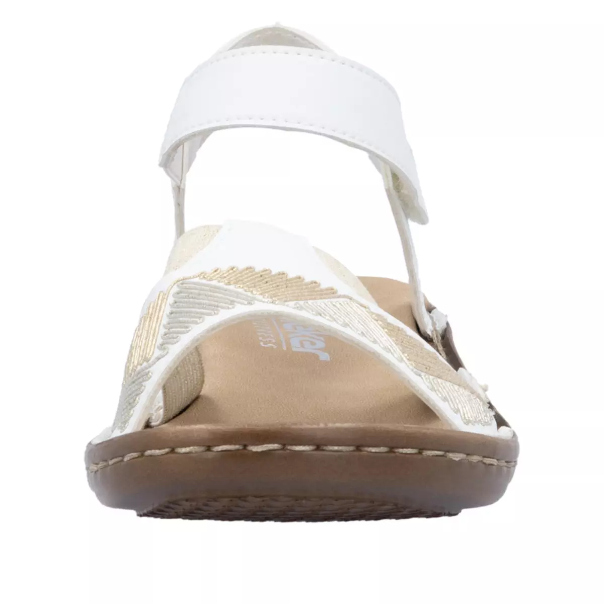 SANDAŁY RIEKER 608C4/80 WEISS - obrazek 6