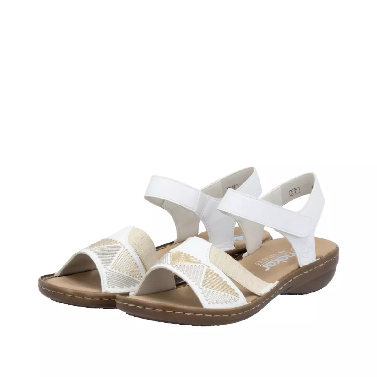 SANDAŁY RIEKER 608C4/80 WEISS - obrazek 4