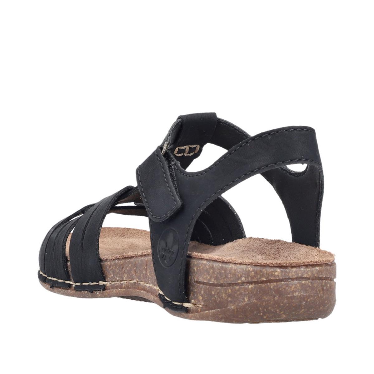 SANDAŁY RIEKER 61461/00 SCHWARZ - obrazek 7