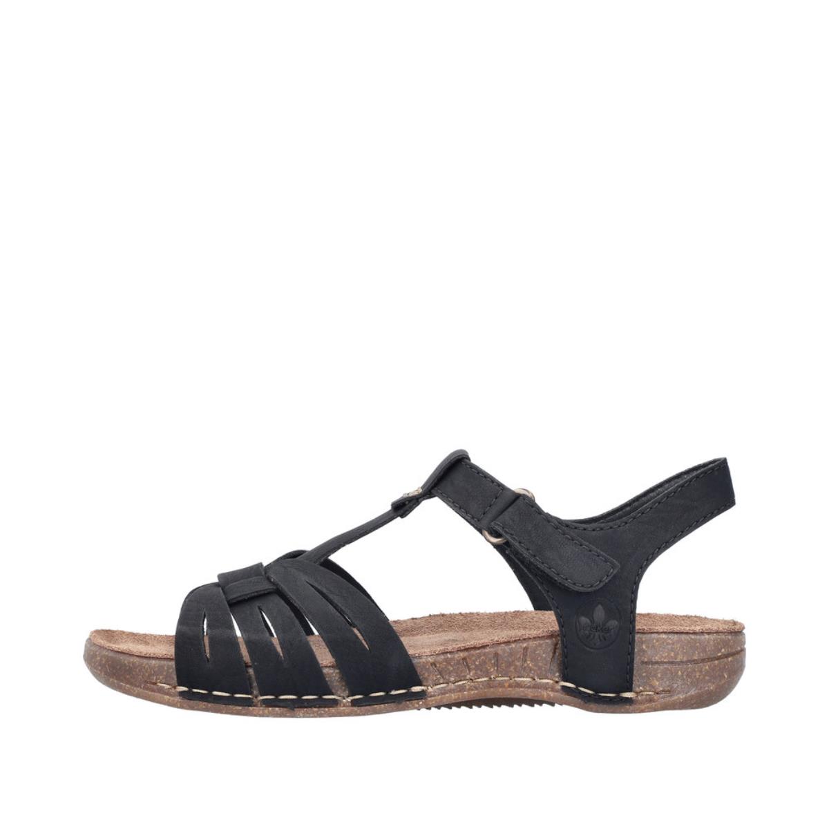 SANDAŁY RIEKER 61461/00 SCHWARZ - obrazek 5