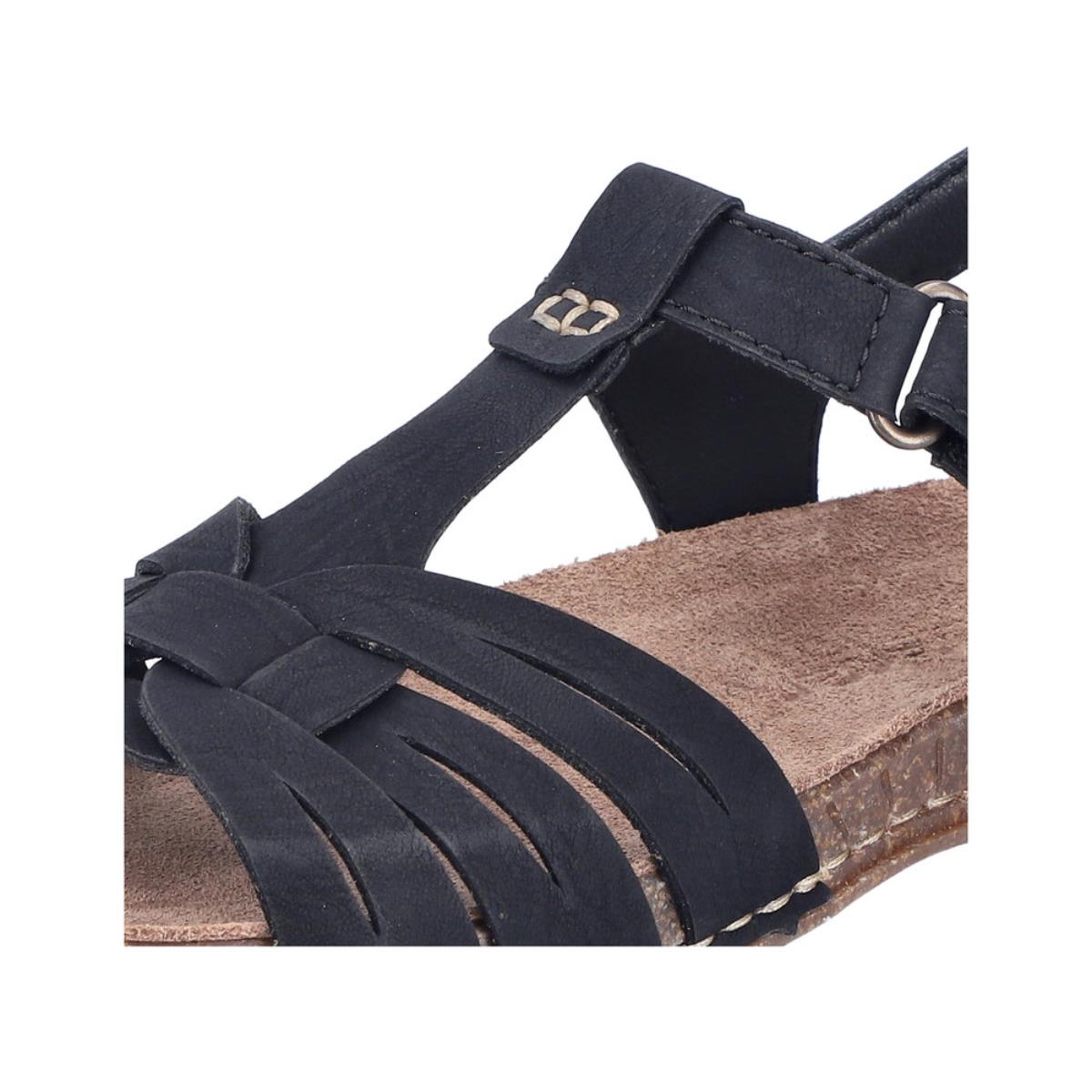 SANDAŁY RIEKER 61461/00 SCHWARZ - obrazek 2