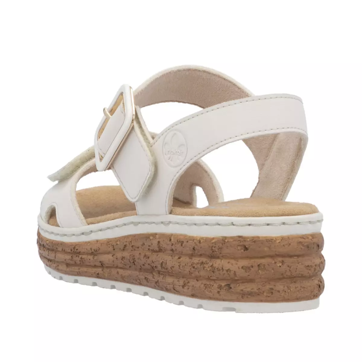 SANDAŁY RIEKER 62760/60 BEIGE - obrazek 8