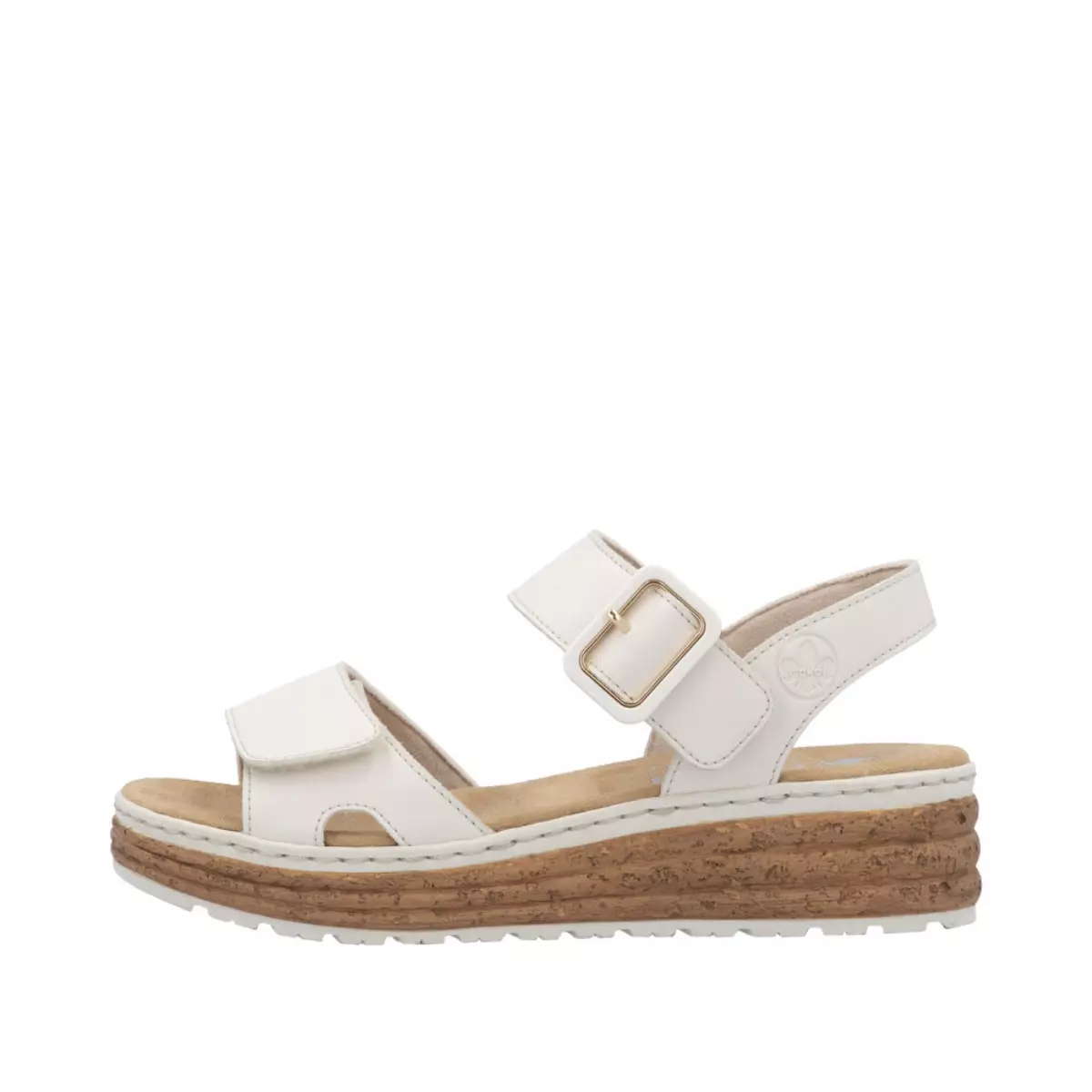 SANDAŁY RIEKER 62760/60 BEIGE - obrazek 6