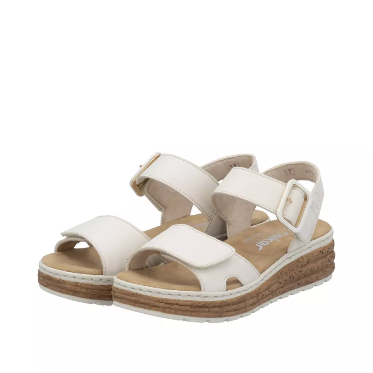 SANDAŁY RIEKER 62760/60 BEIGE - obrazek 3