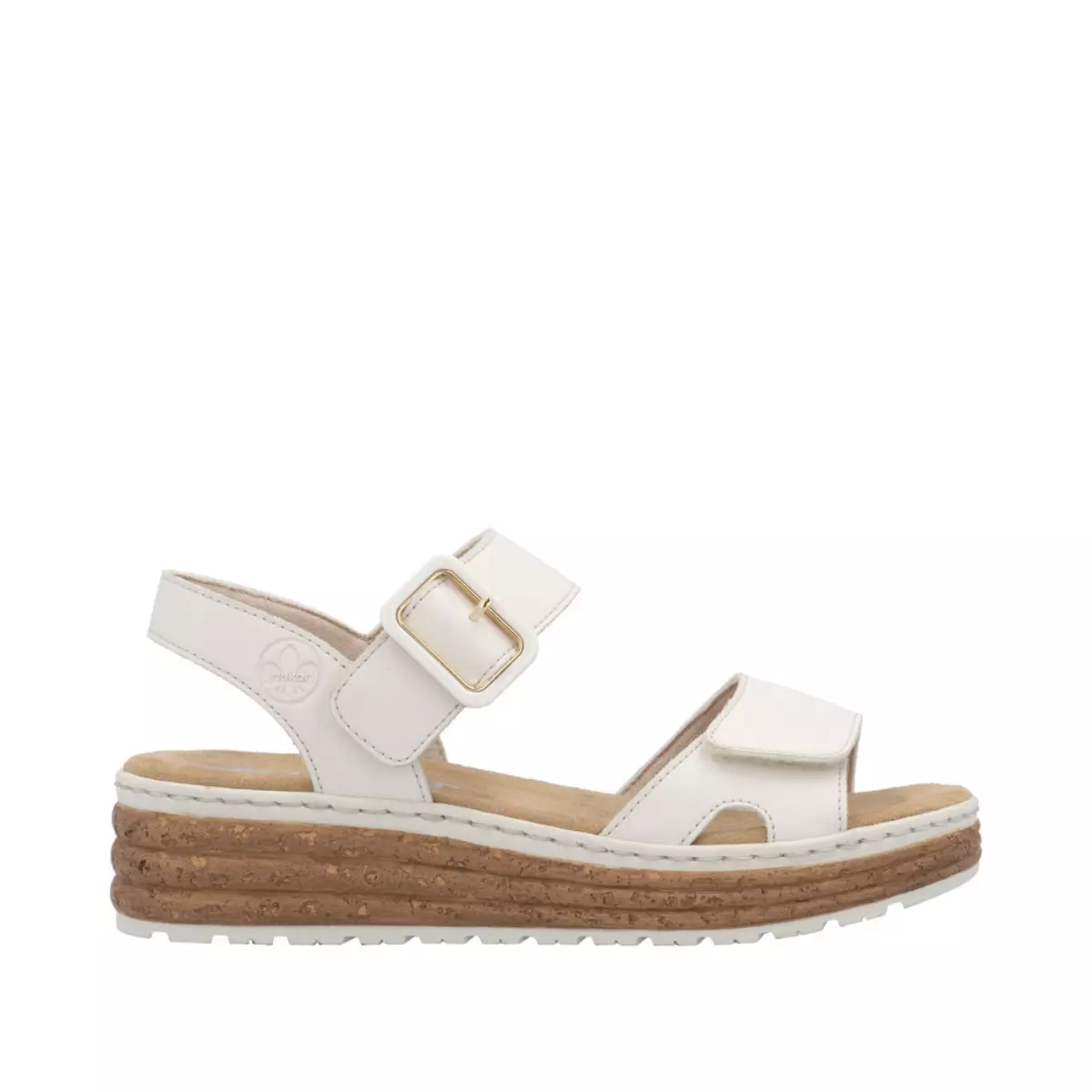 SANDAŁY RIEKER 62760/60 BEIGE - obrazek 2