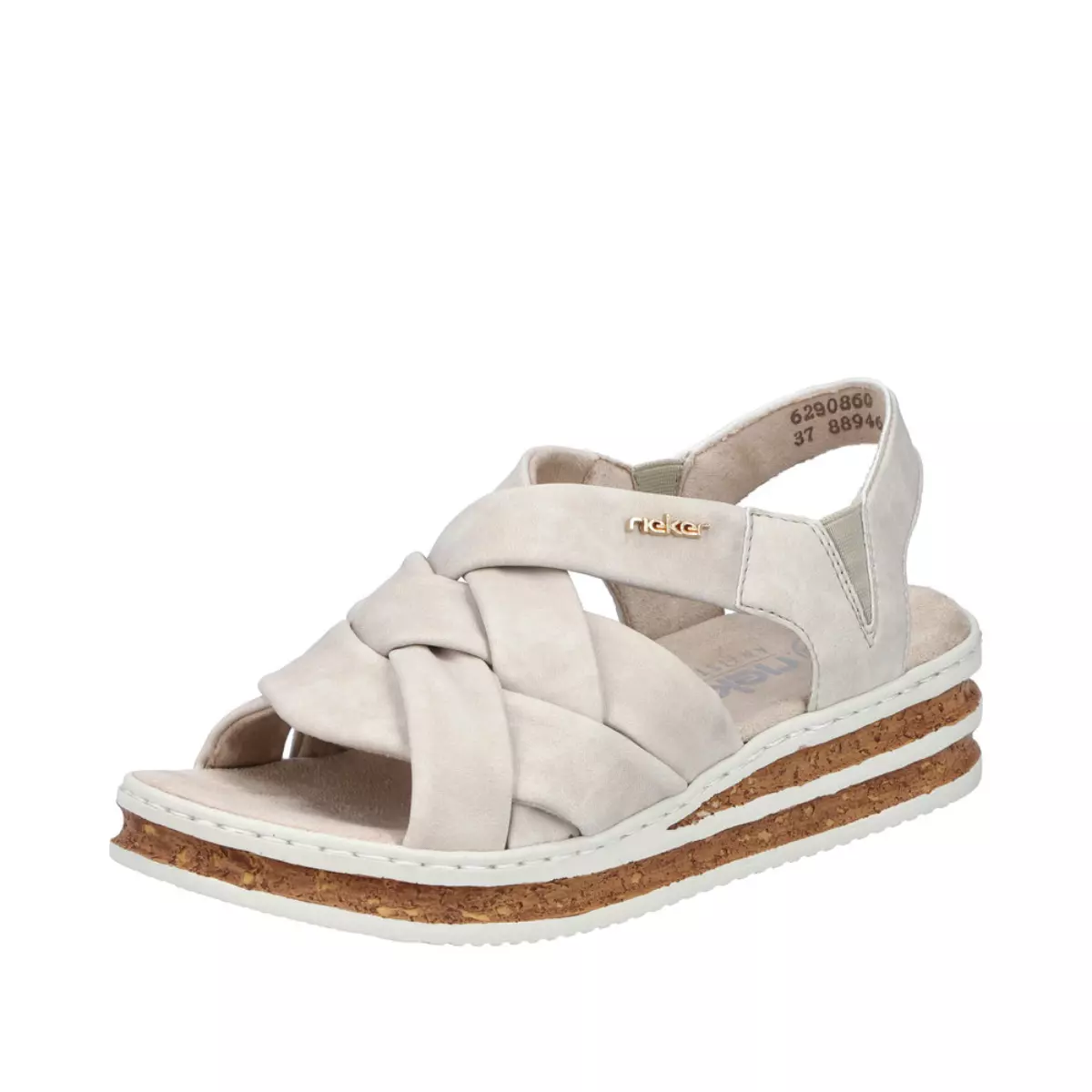 SANDAŁY RIEKER 62908/60 BEIGE - obrazek 13