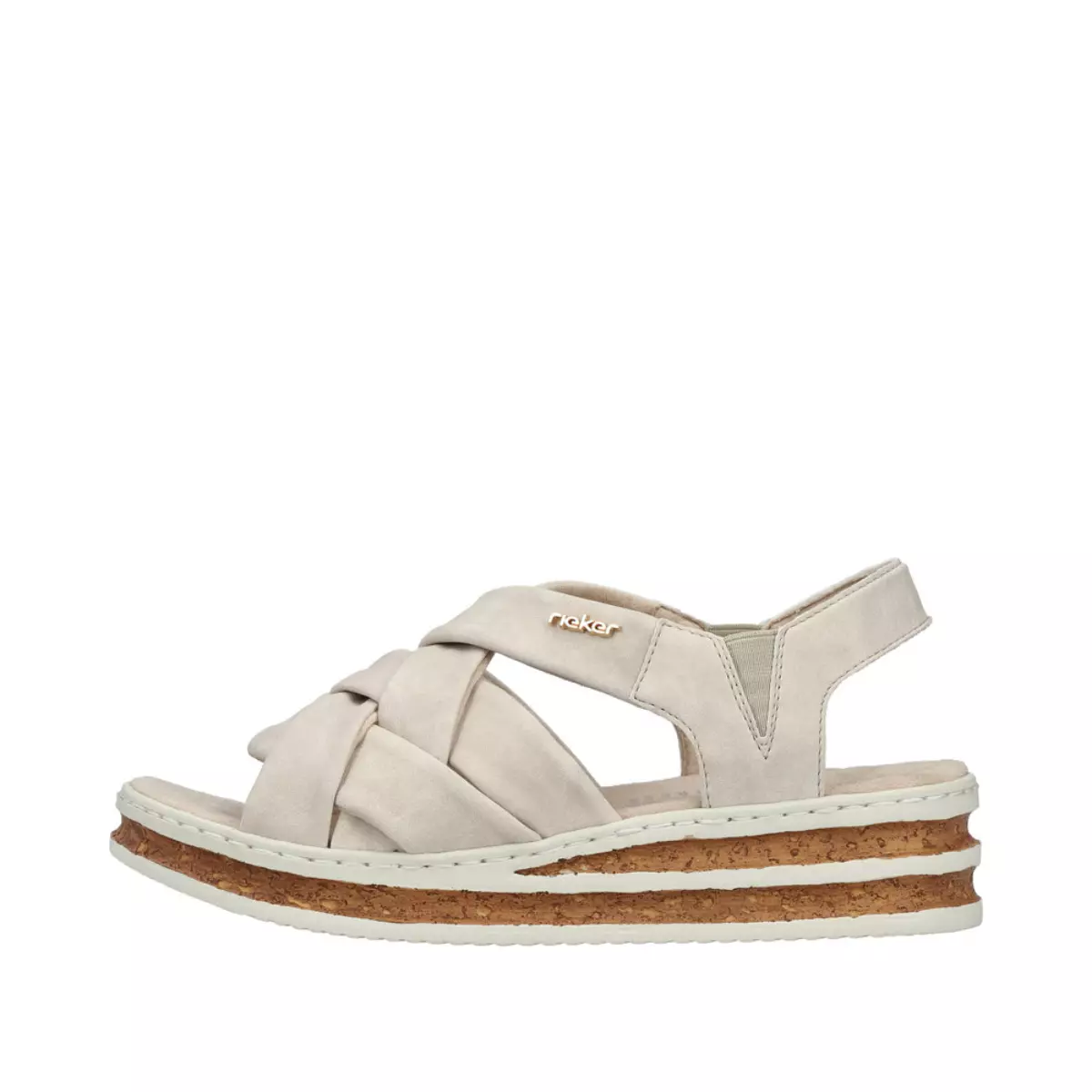 SANDAŁY RIEKER 62908/60 BEIGE - obrazek 10