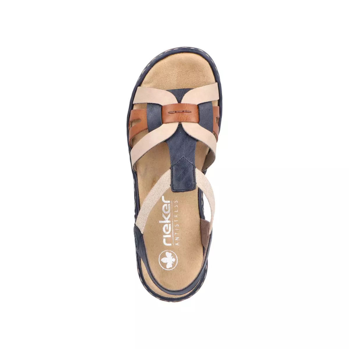 SANDAŁY RIEKER 65918/90 BLAU - obrazek 9