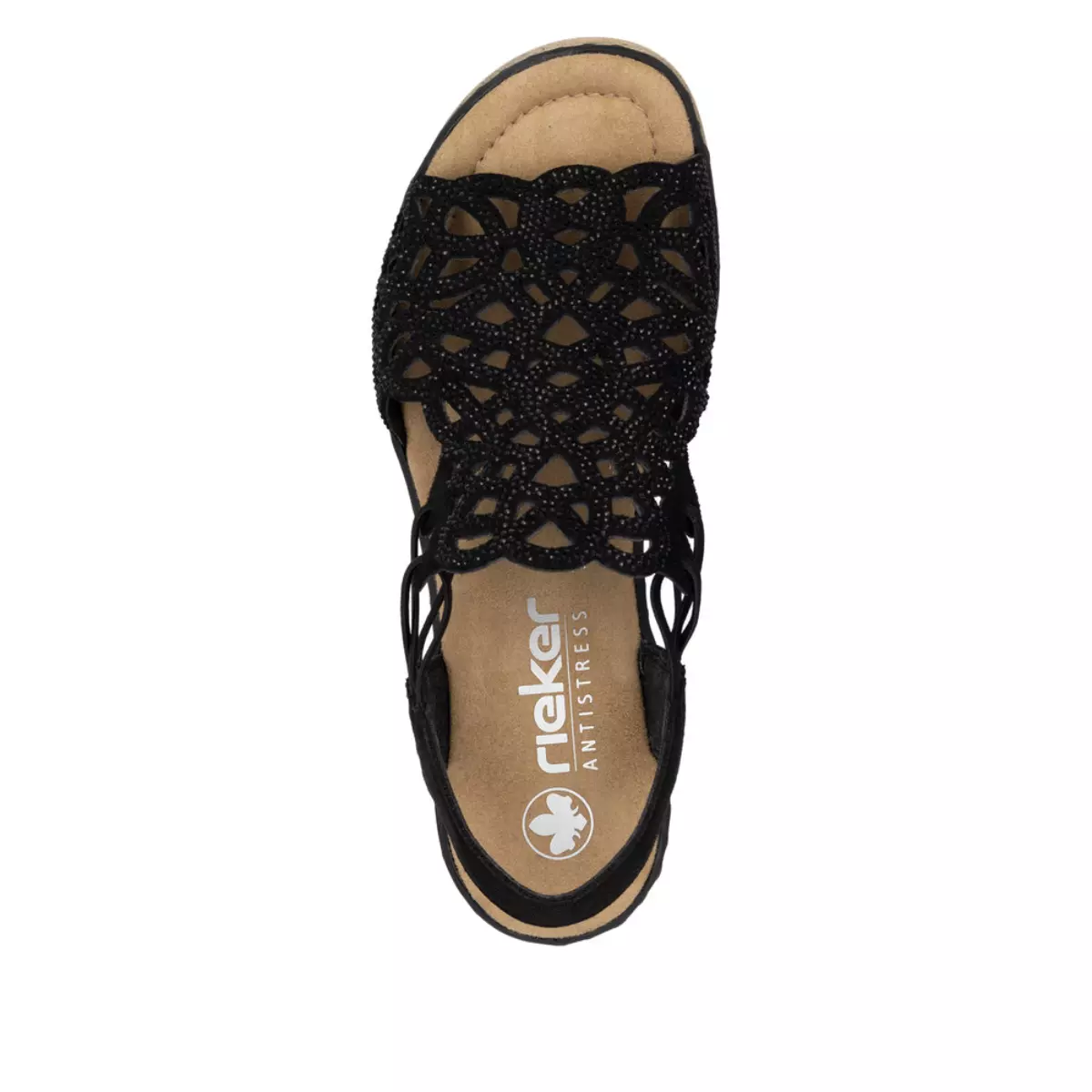 SANDAŁY RIEKER 67465/00 SCHWARZ - obrazek 8