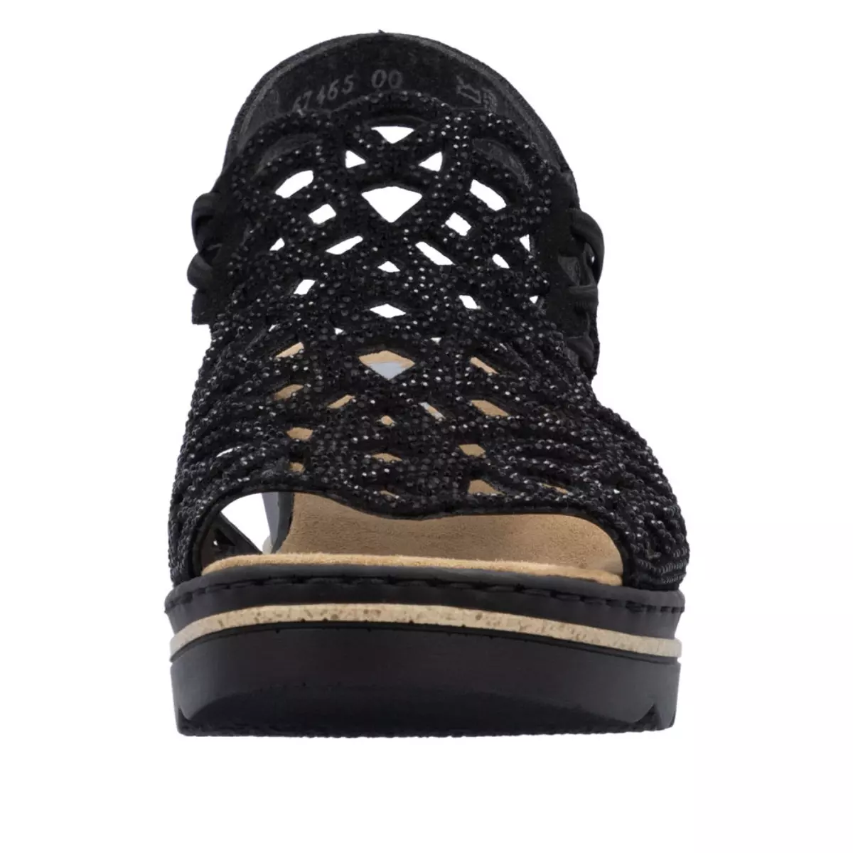 SANDAŁY RIEKER 67465/00 SCHWARZ - obrazek 6