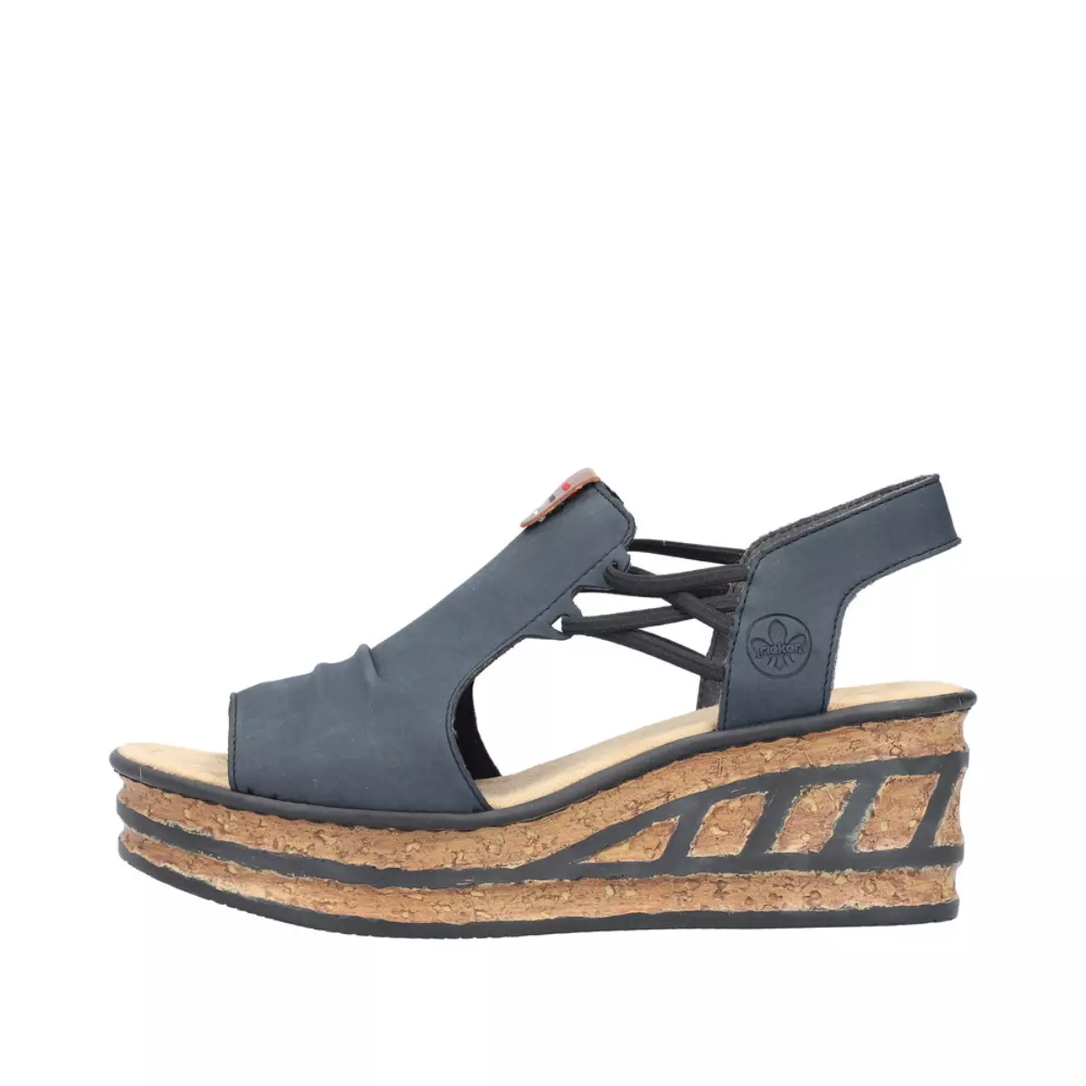 SANDAŁY RIEKER 68175/14 BLAU - obrazek 9
