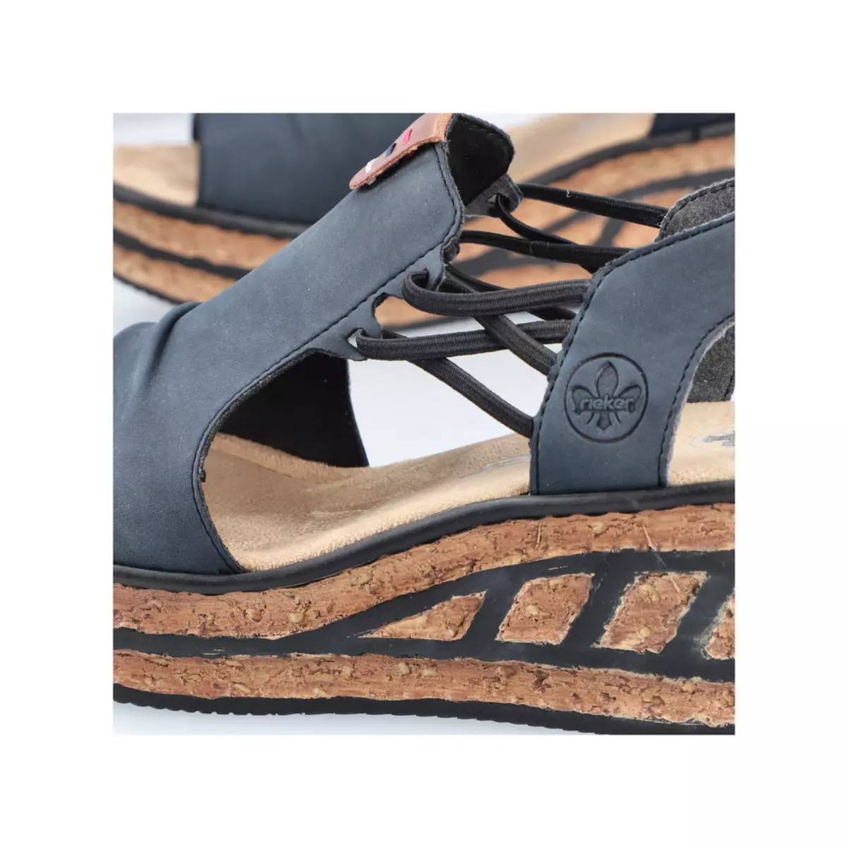 SANDAŁY RIEKER 68175/14 BLAU - obrazek 2