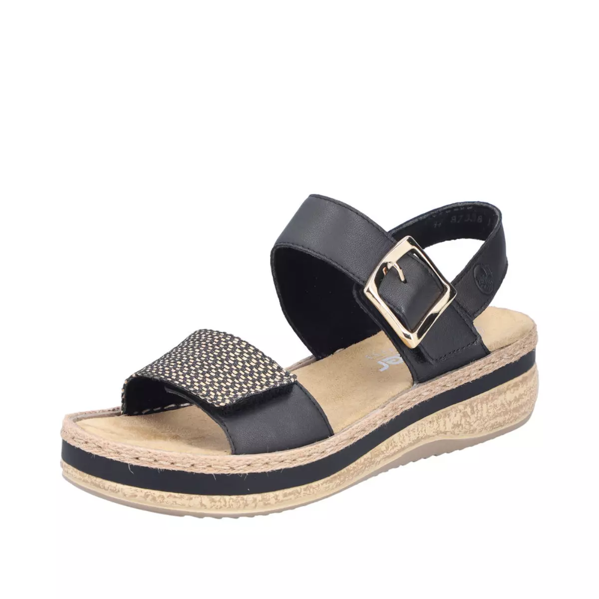 SANDAŁY RIEKER V0951/00 SCHWARZ - obrazek 11