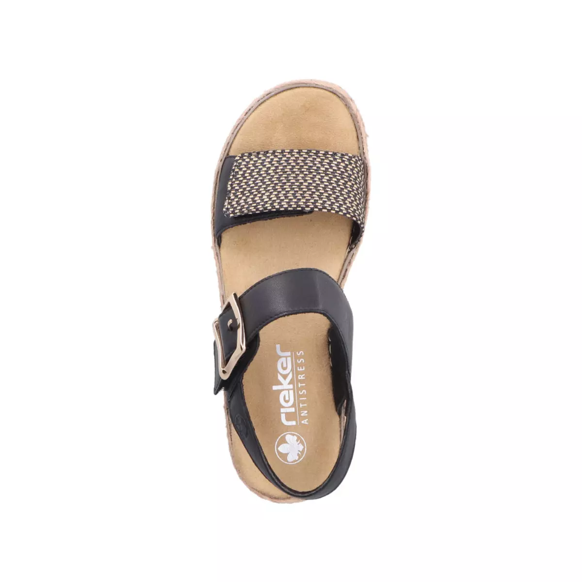 SANDAŁY RIEKER V0951/00 SCHWARZ - obrazek 9