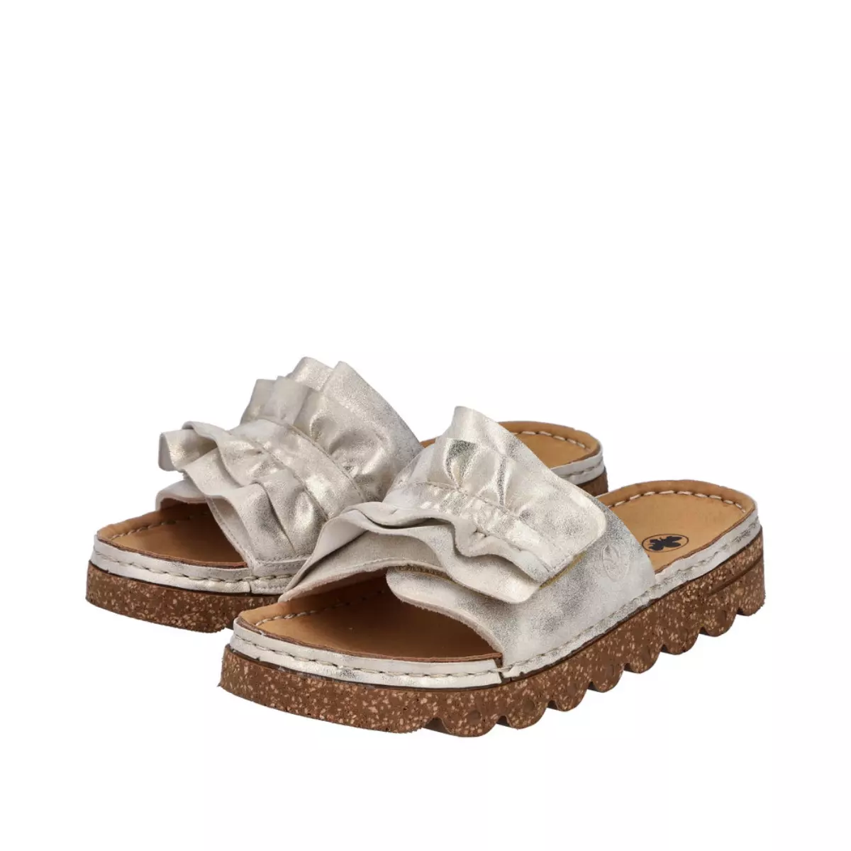 KLAPKI RIEKER V8763/60 BEIGE - obrazek 6