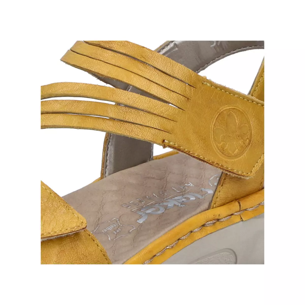 SANDAŁY RIEKER 60464/68 GELB - obrazek 2