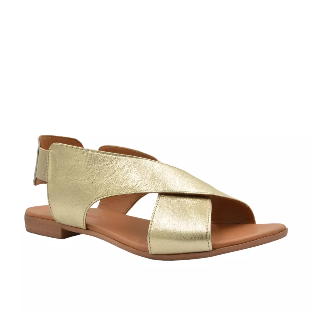 SANDAŁY LA STRADA 151418 GOLD K.K. - obrazek 5