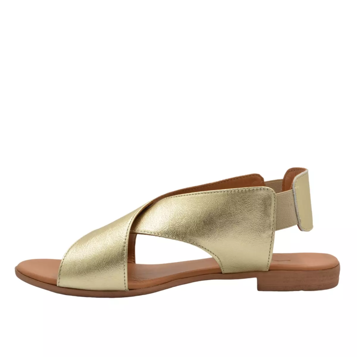 SANDAŁY LA STRADA 151418 GOLD K.K. - obrazek 4