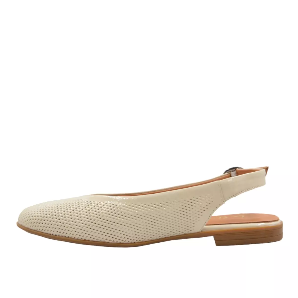 SANDAŁY LA STRADA 151426 BEIGE - obrazek 4