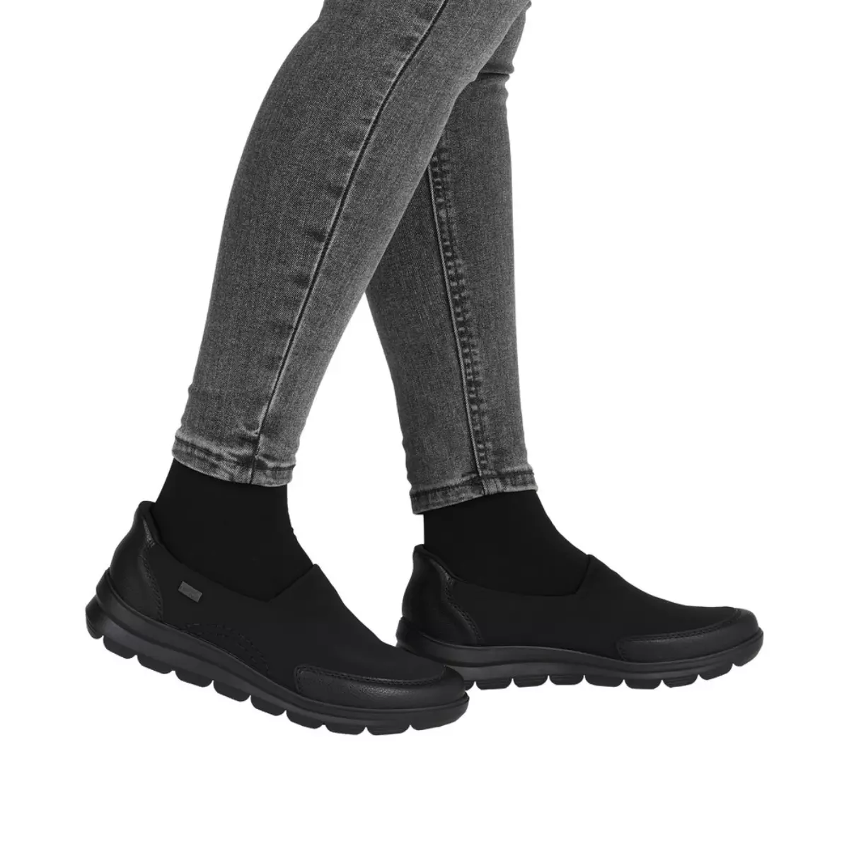 MOKASYNY RIEKER Z0054/00 SCHWARZ - obrazek 2