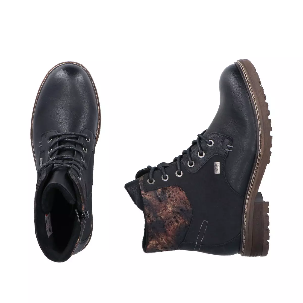 TRZEWIKI RIEKER 94712/00 SCHWARZ - obrazek 4